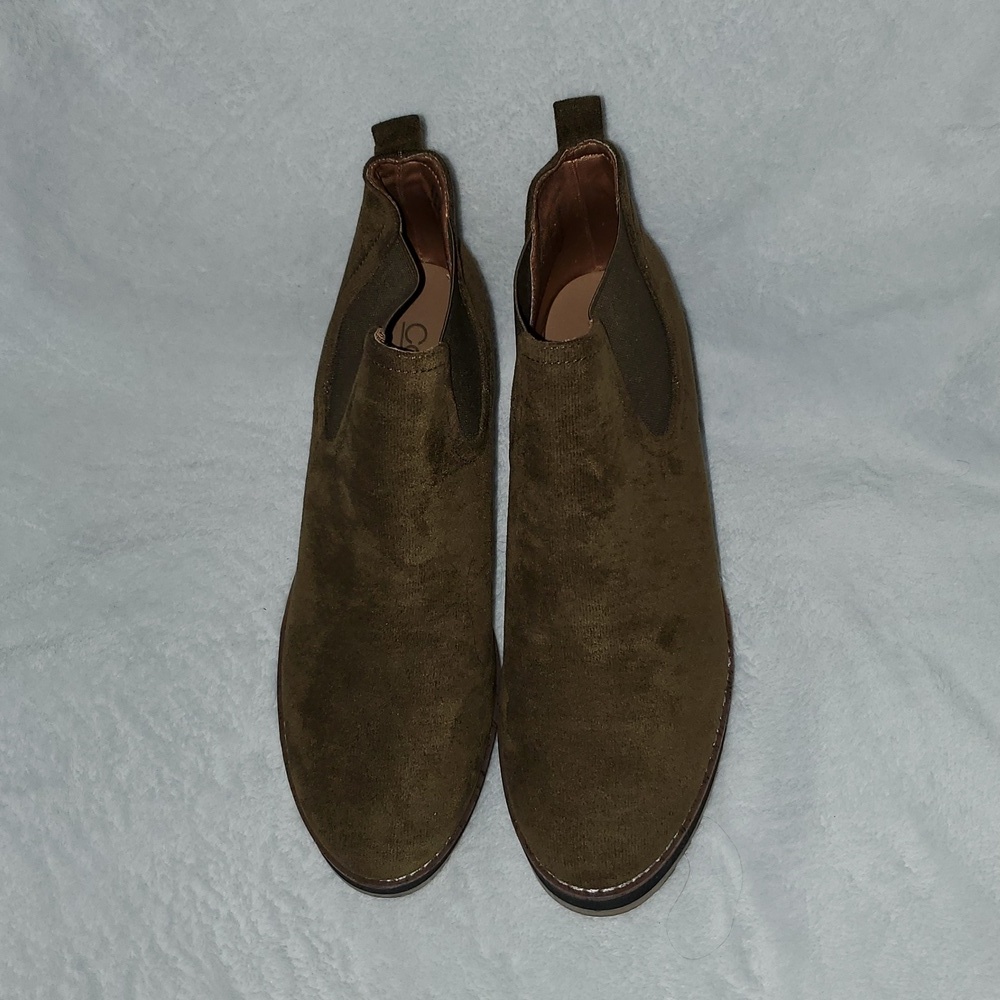 Corkys Love You a Latte Platform Booties Size 11